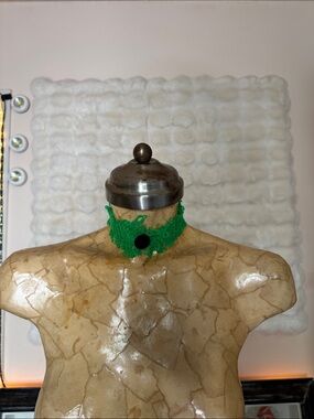 Handmade Green Crochet Lace Choker Necklace